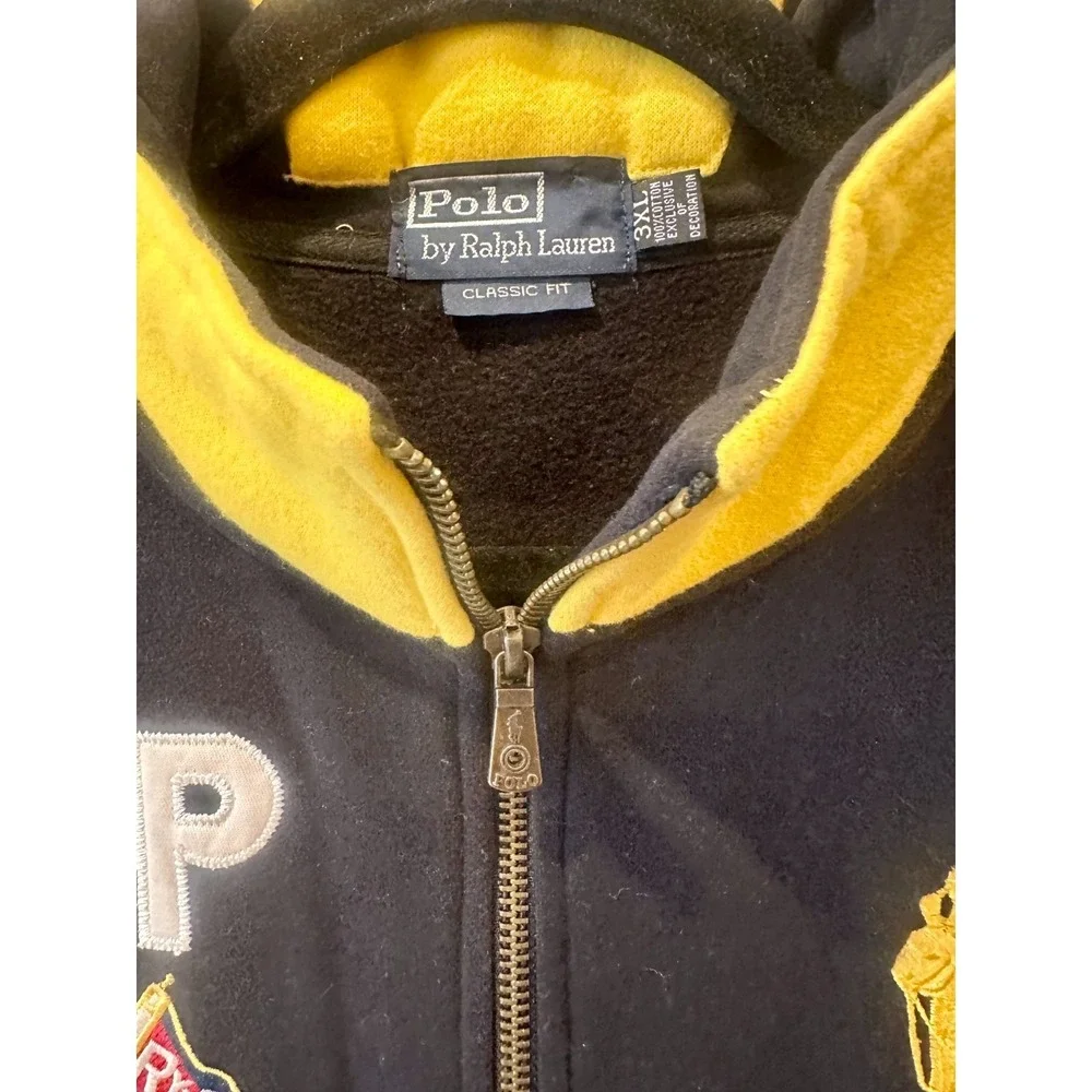 Vintage Polo Ralph Lauren Track Jacket Spain Zip Up Sweatshirt‎ 90s Sizing Below